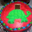 M&M tutle cake