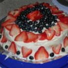 Strawberry/blueberry cake