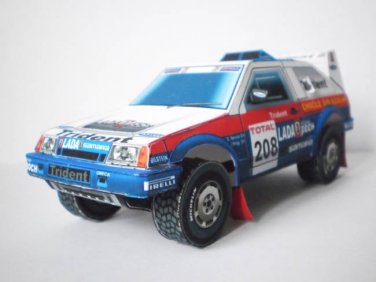 Papercraft - Lada Samara T3 Dakar 1992 Trident - Scale 1:43