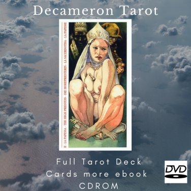 Print your letters yourself Tarot Deck Decameron Tarot more gift