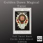 Print your letters yourself Tarot Deck Golden Dawn Magical more gift