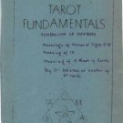 Tarot Fundamentals by Paul Foster Case 