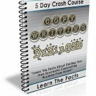 5 Day Crash Course Copywriting Business WITH RESELL RIGHTS best sell