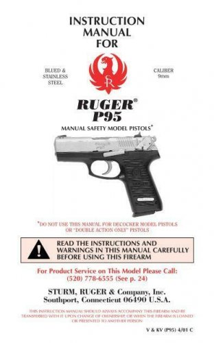 Ruger P95 Manual Safety - Digital Manual