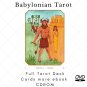Print your letters yourself Tarot Deck Babylonian Tarot  more gift