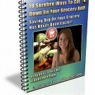 10 Surefire Ways To Cut Down On Your Grocery Bill WITH RESELL RIGHTS best sell