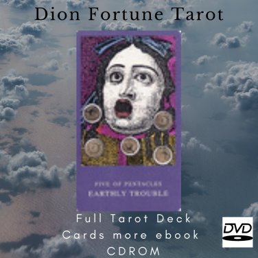 Print your letters yourself Tarot Deck Dion Fortune Tarot more gift