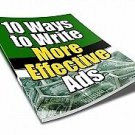 10 Ways to Write More Effective Ads WITH RESELL RIGHTS best sell