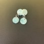 Clay dangle earrings marble