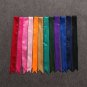 Silk Like Twilly scarf Solid Color Handbag Handle Wrap Purse Scarves Bow Ribbon