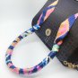 2PCs Silk Like Twilly scarf, Handbag Handle Wrap Purse Scarves Hair Bow Ribbon
