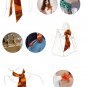2PCs Silk Like Twilly scarf, Handbag Handle Wrap Purse Scarves Hair Bow Ribbon