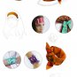 2PCs Silk Like Twilly scarf, Handbag Handle Wrap Purse Scarves Hair Bow Ribbon