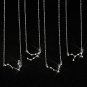 Birthday 925 Silver Zodiac Constellation Necklace Horoscope Astrology Monthly