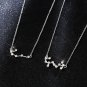 Birthday 925 Silver Zodiac Constellation Necklace Horoscope Astrology Monthly