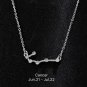 Birthday 925 Silver Zodiac Constellation Necklace Horoscope Astrology Monthly
