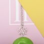Fashion Lotus Flower Silver Gold Black Necklace Modern trendy jewelry