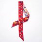 BUY 2 GET1FREE-Silk like Twilly Scarf Handbag Handle Wrap Purse Hair Bow Ribbon