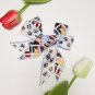 Elegant Twilly Scarf Handbag Handle Wraps, Hair Bow Ribbon Scarf