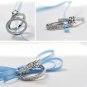 2CT Princess White CZ 925 Silver Solitaire Wedding Engagement Ring Band Set 5-9#