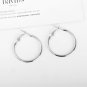 Womens Big Round Hoop Earrings Large Small Medium Big Thin hook dangle