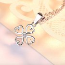 925 Sterling Silver Dainty Four Leaves Clover Necklace-Birthday gifts