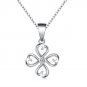 925 Sterling Silver Dainty Four Leaves Clover Necklace-Birthday gifts