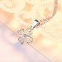 925 Sterling Silver Dainty Four Leaves Clover Necklace-Birthday gifts