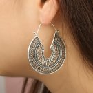 Women’s Boho Earrings Bronze And Silver Bahamian Round Gold