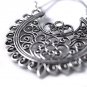 Womenâs Boho Earrings Bronze And Silver Bahamian Round Gold