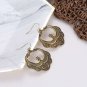 Women Boho Tibetan Lucky Flowers Earrings Drop Dangle Silver Hook--BUY 2 GET 1