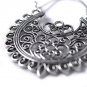 Women's Vintage Boho Sterling Silver Tibetan Style, Dangle, Hoop Earrings