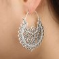 Women's Vintage Boho Sterling Silver Tibetan Style, Dangle, Hoop Earrings