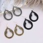 Women's Vintage Boho Sterling Silver Tibetan Style, Dangle, Hoop Earrings