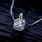 Silver Dainty Charm Pendant Necklace Multi Choices Cubic Zirconia Christmas gift