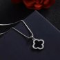 Silver Dainty Charm Pendant Necklace Multi Choices Cubic Zirconia Christmas gift