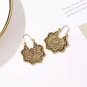 Fashion Boho Silver Elegant Vintage Style Tibetan Star Hook Hoop Earrings