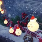 Christmas string LED lights Snowman W/ Christmas hats indoors and outdoors holy