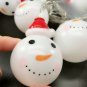 Christmas string LED lights Snowman W/ Christmas hats indoors and outdoors holy
