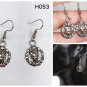 HALLOWEEN DANGLE EARRINGS SILVER HOOK SPOOKY SKELETON STOCKING GIFT-BUY 2 GET 1