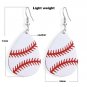 Handmade Leather Like earrings Sports Basketball Soccer Baseball BUY 2 GET 1