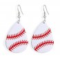 Handmade Leather Like earrings Sports Basketball Soccer Baseball BUY 2 GET 1