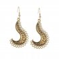 Women's Vintage Fashion Boho Gold Silver Tibetan Style Drop Hoop Hook Earrings