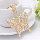 Keychain Bag Charm Purse Decoration Handbag Accessory Crystal Eye Butterfly Owl