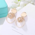 Women's Vintage Fashion Boho Gold Silver Tibetan Style Drop Hoop Earrings