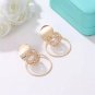 Women's Vintage Fashion Boho Gold Silver Tibetan Style Drop Hoop Earrings