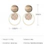 Women's Vintage Fashion Boho Gold Silver Tibetan Style Drop Hoop Earrings