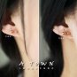 SOLID 925 STERLING SILVER STUDS 14K GOLD ROUND BALL POST GIFTS EAR BONE EARRINGS