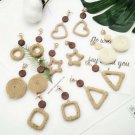 Hot Geometric Weave Braids Handmade Earrings Dangle Charm Women Jewelry Gifts