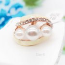 US Women Unique Fashion Rings Rose Gold Tone Boho, CZ, Pearl, Gemstones, Vintage